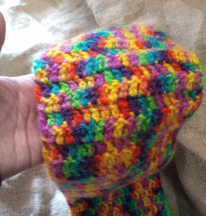 Image for Handmade rainbow Scarf